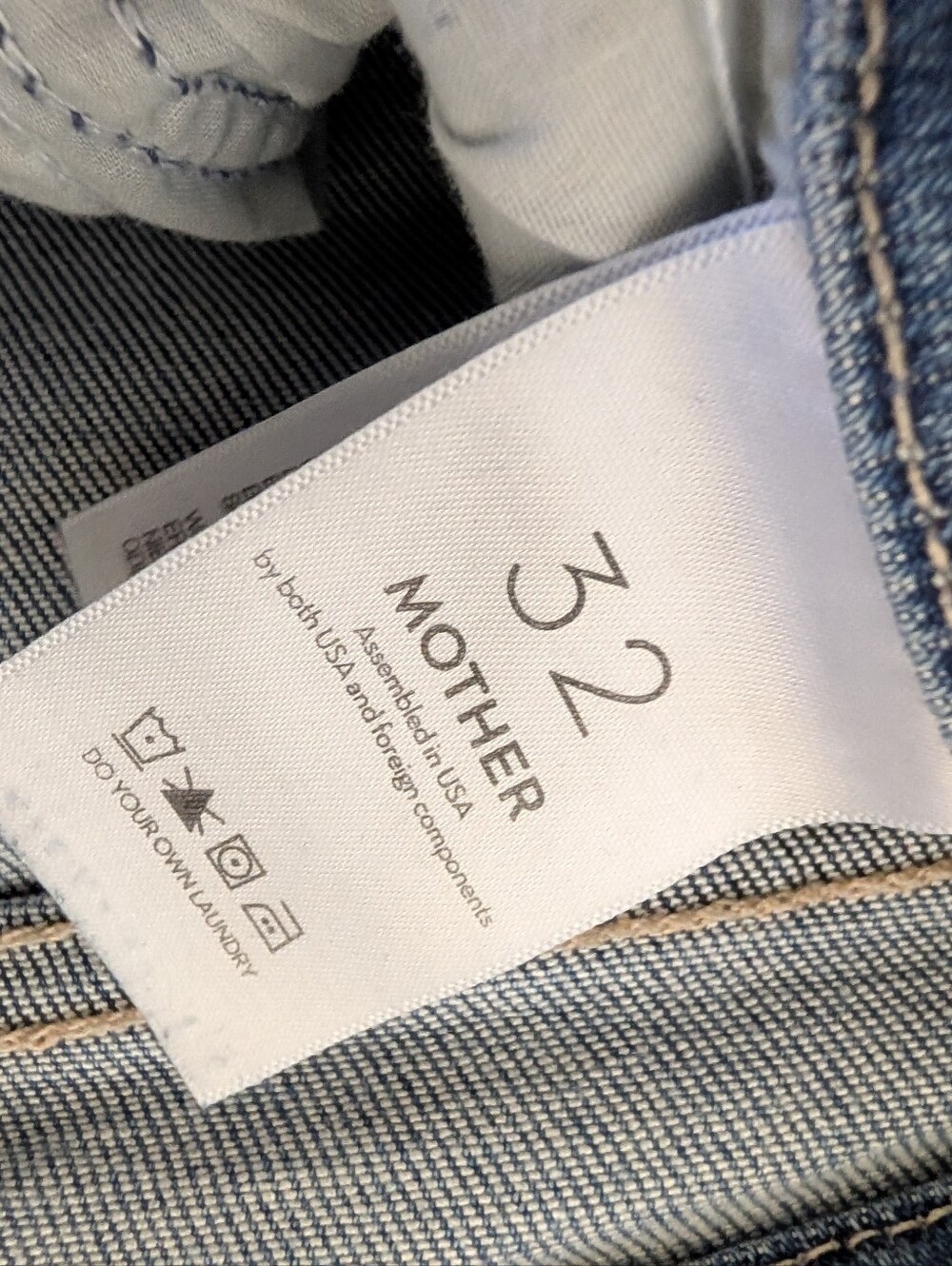 Mother The Roller High-Rise Wide Leg Jean - 32 - Picture 4 of 5